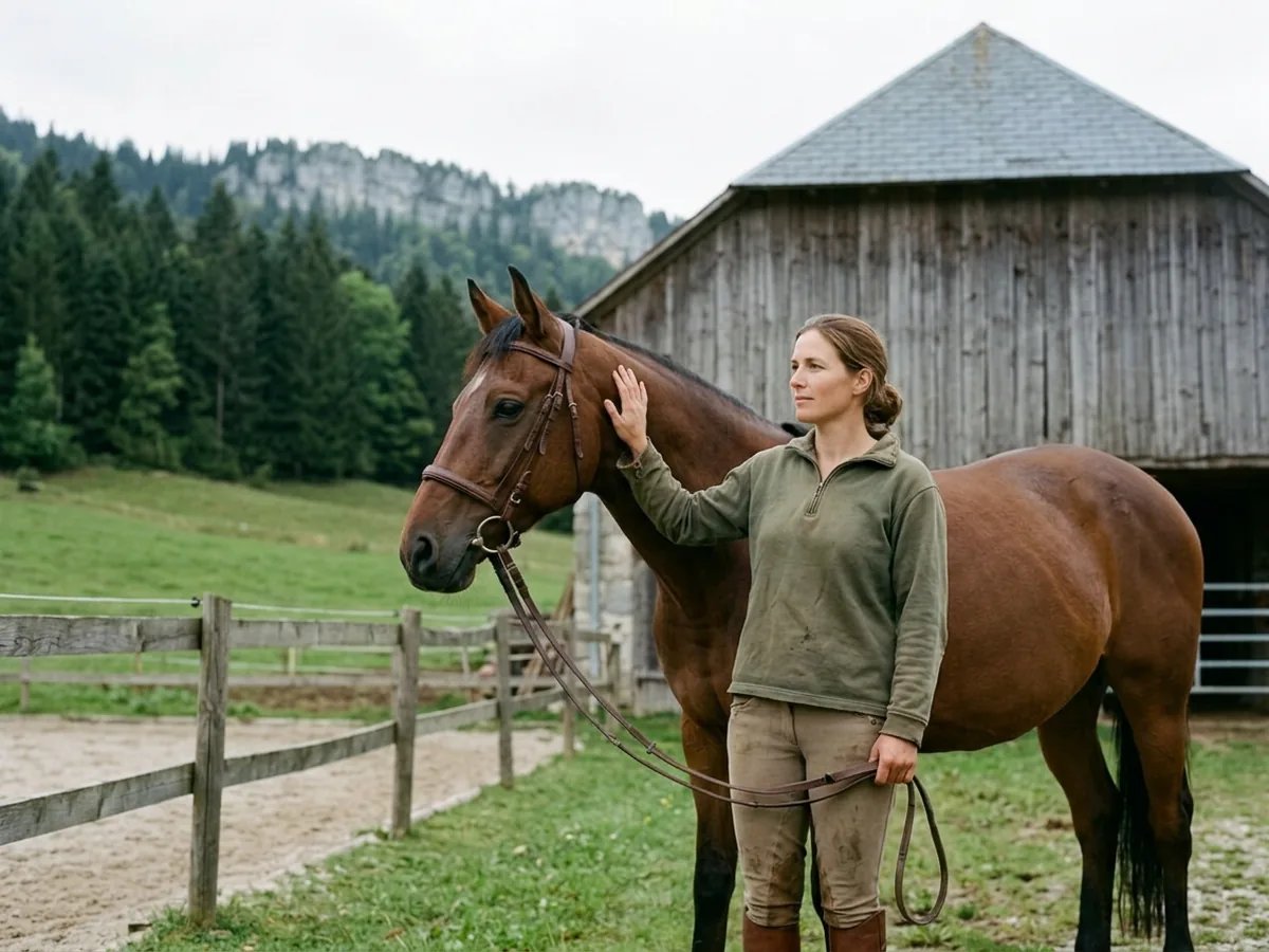 Cours d'équitation à Le Gua, Isère