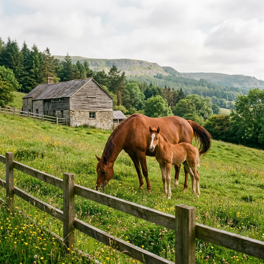 Élevage de chevaux, Centre équestre La Jumenterie, Le Gua