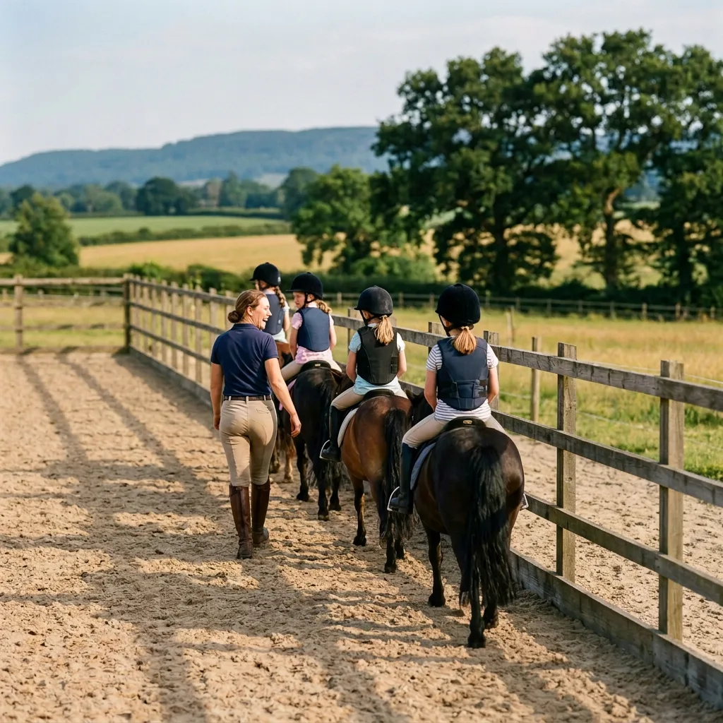 Cours de poney à Le Gua, Isère